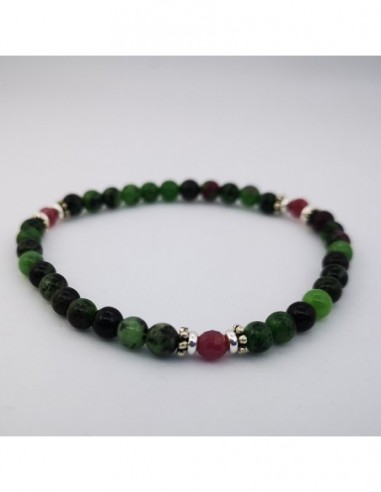Pulsera de Zoisita Rubí
