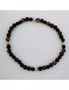 Pulsera de Ojo de Buey, Ojo de Tigre, Ojo de Halcón