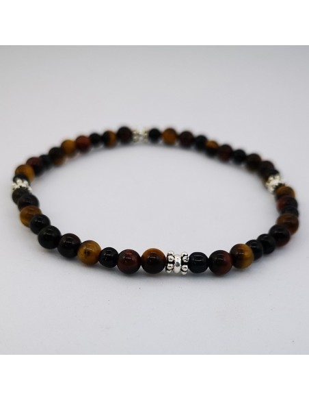 Pulsera de Ojo de Buey, Ojo de Tigre, Ojo de Halcón