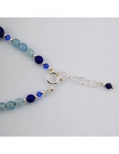 Pulsera de Cianita, Lapislázuli y...