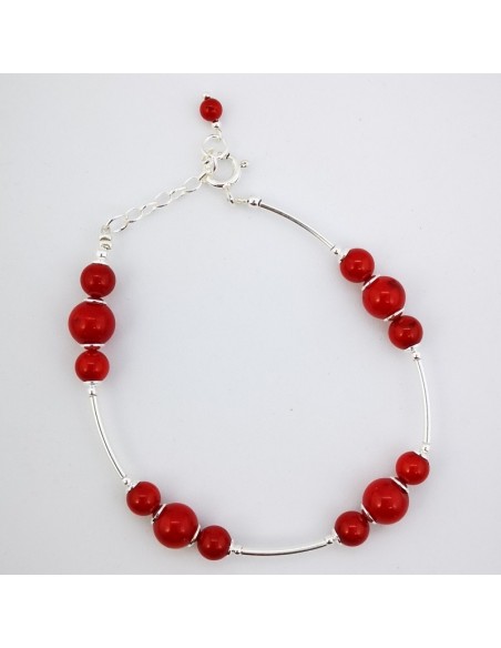 Pulsera de Coral Bambú