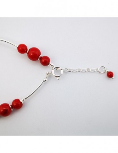 Pulsera de Coral Bambú