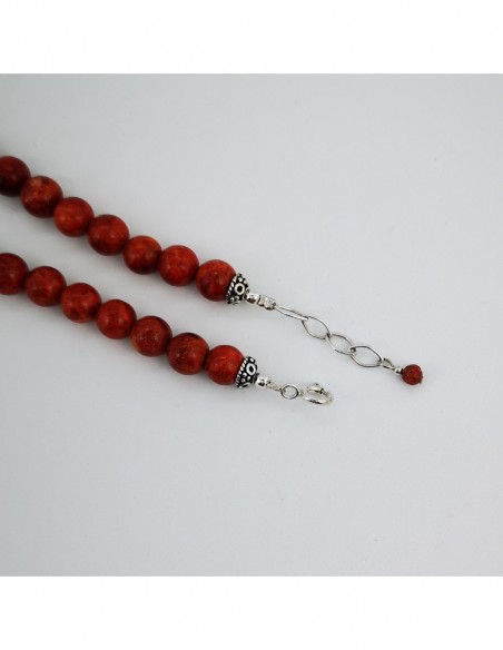 Collar de Coral Manzana