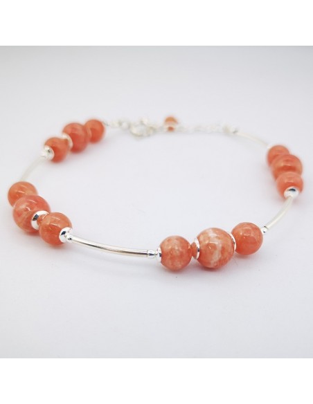 Pulsera de Rodocrosita