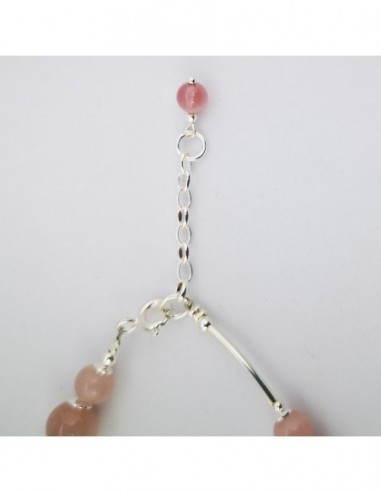 Pulsera de Cuarzo Rosa