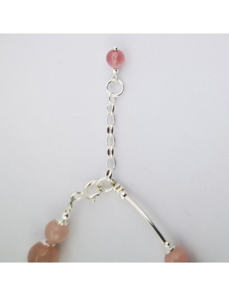 Pulsera de Cuarzo Rosa