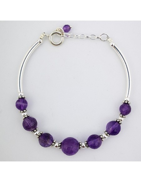 Pulsera de Cuarzo Amatista