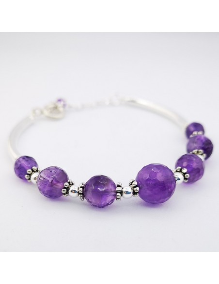 Pulsera de Cuarzo Amatista