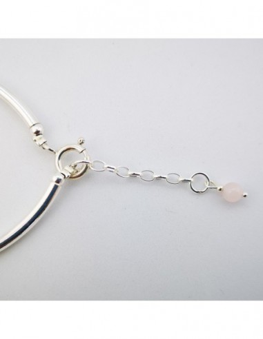 Pulsera de Cuarzo Rosa