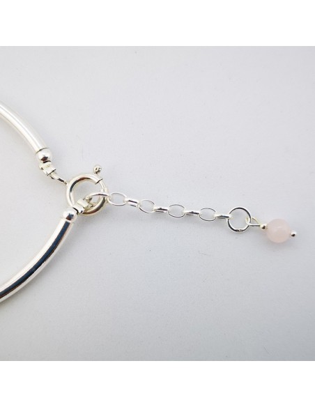 Pulsera de Cuarzo Rosa