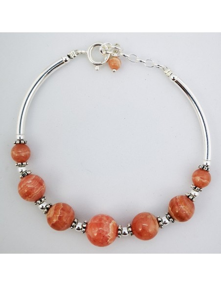 Pulsera de Rodocrosita