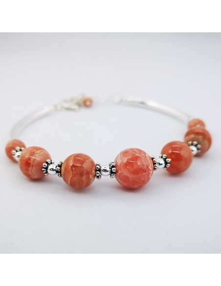 Pulsera de Rodocrosita