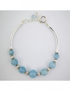 Pulsera de Aguamarina