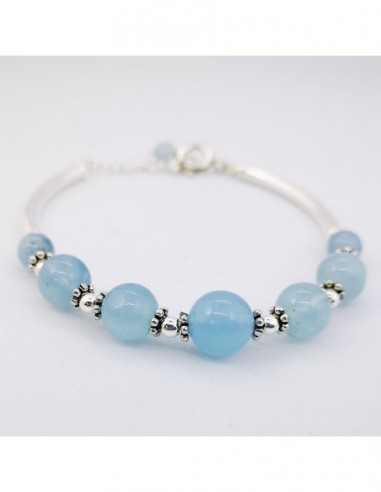 Pulsera de Aguamarina