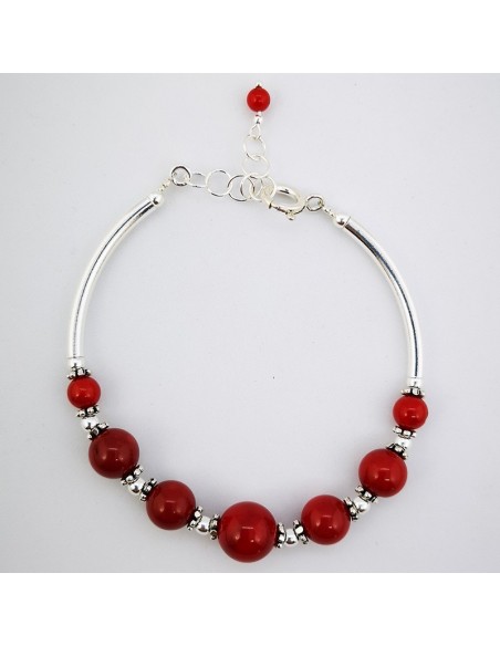 Pulsera de Coral Bambú
