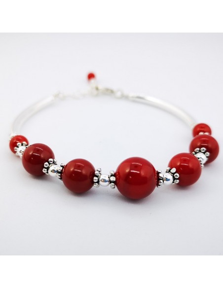 Pulsera de Coral Bambú