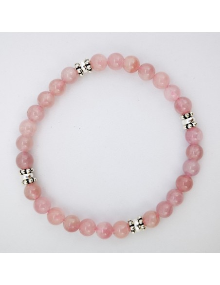 Pulsera de Cuarzo Rosa