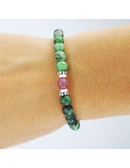 Pulsera de Zoisita Rubí