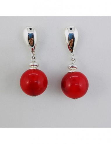 Bamboo Coral Earrings