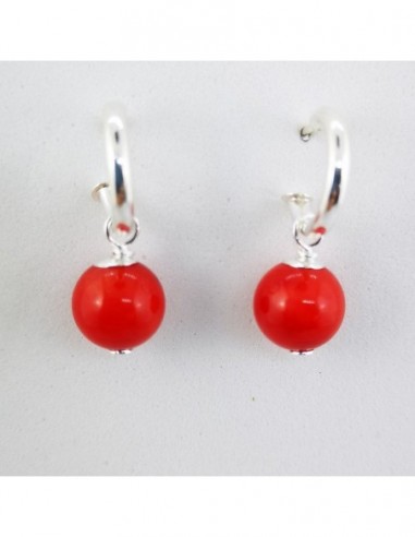 Bamboo Coral Earrings