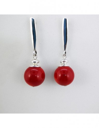 Bamboo Coral Earrings