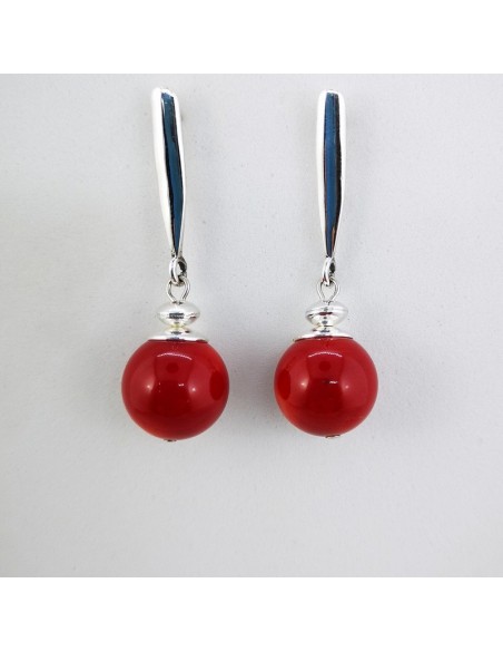 Pendientes de Coral Bambú