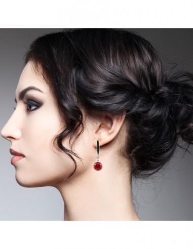 Pendientes de Coral Bambú