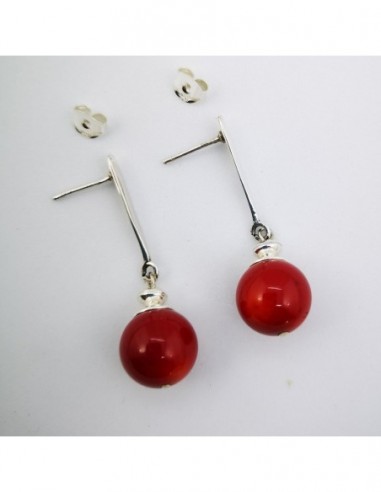 Pendientes de Coral Bambú