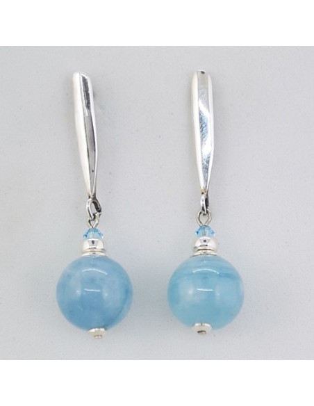 Pendientes de Aguamarina