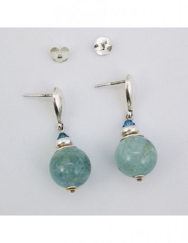 Pendientes de Aguamarina