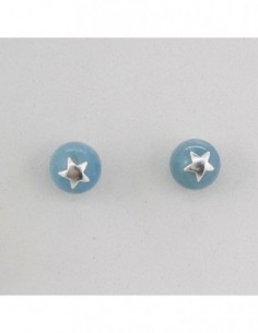 Pendientes de Aguamarina