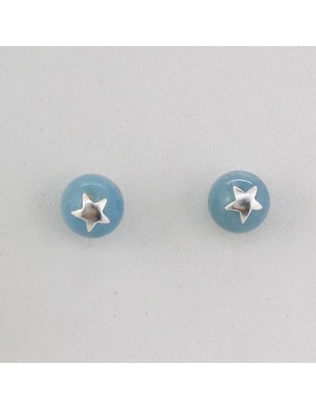 Pendientes de Aguamarina
