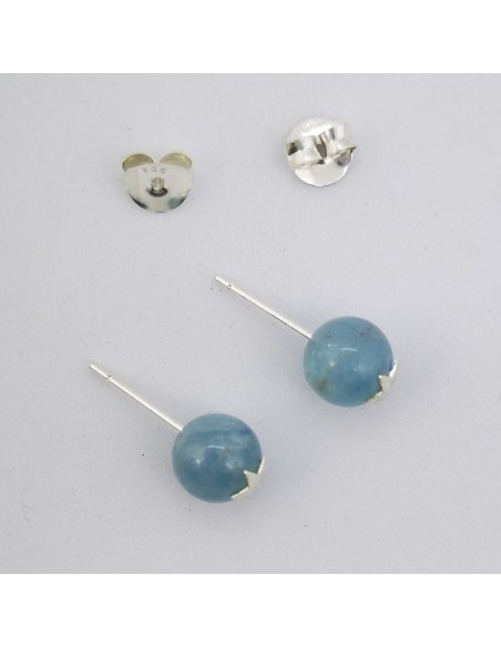 Pendientes de Aguamarina