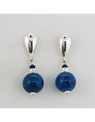 Blue Apatite Earrings