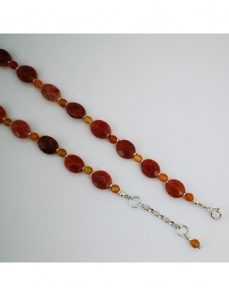 Collar de Ágata al Fuego