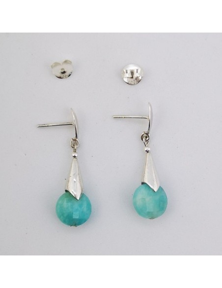 Pendientes de Amazonita