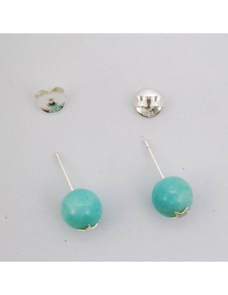 Pendientes de Amazonita