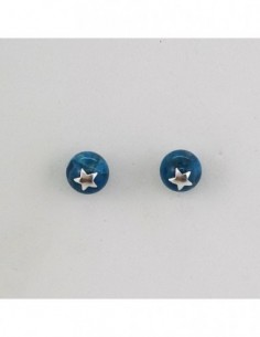 Pendientes de Apatito Azul