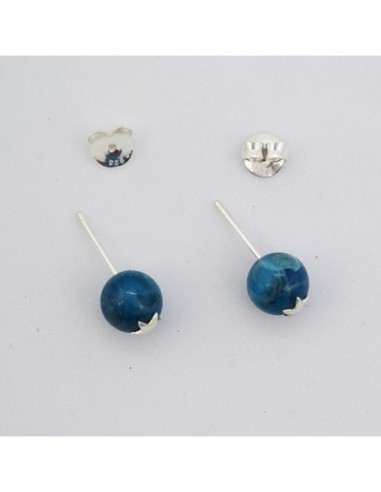 Pendientes de Apatito Azul