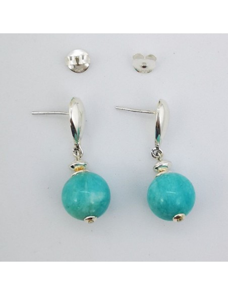 Pendientes de Amazonita