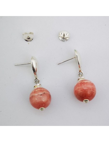 Pendientes de Rodocrosita