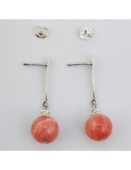 Pendientes de Rodocrosita