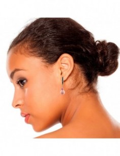 Pendientes de Rodocrosita y Rubí 2