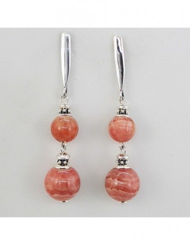 Rhodochrosite Earrings