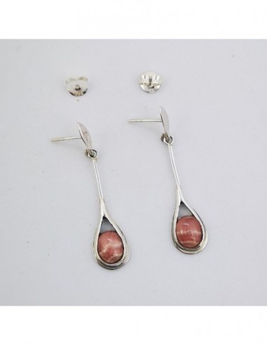 Pendientes de Rodocrosita