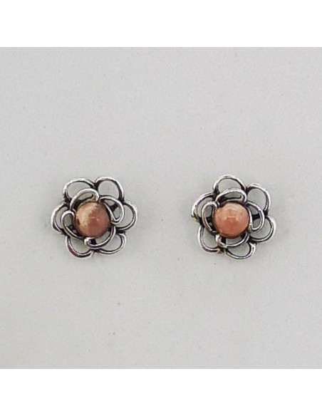 Pendientes de Rodocrosita