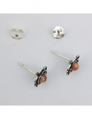 Pendientes de Rodocrosita