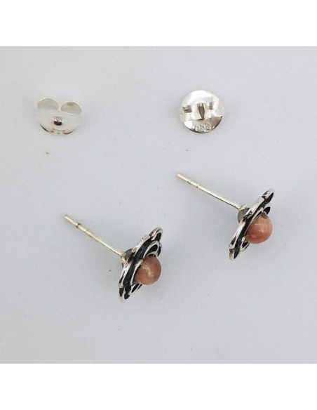 Pendientes de Rodocrosita