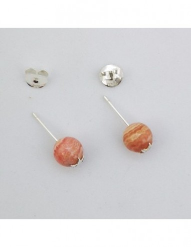 Pendientes de Rodocrosita