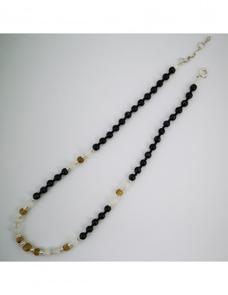 Collar de Hyperesten, Rutilo y Piedra de Luna